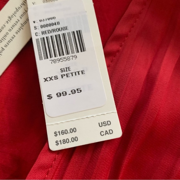 Anthropologie Red Mini Dress NWT - Picture 11 of 15